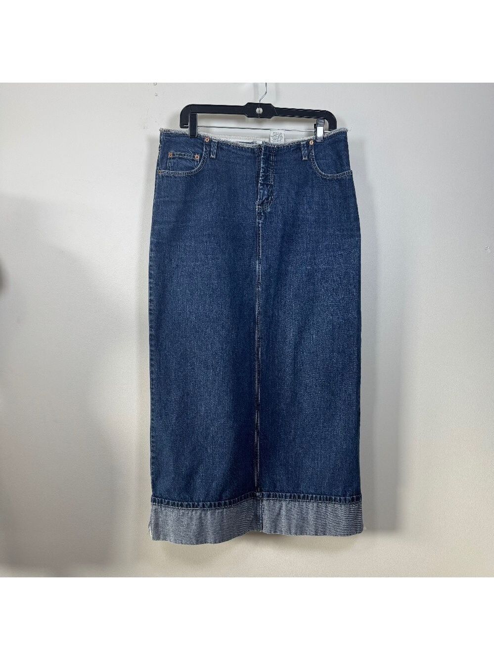 Vintage x Manager Canada Denim Maxi Skirt size 33